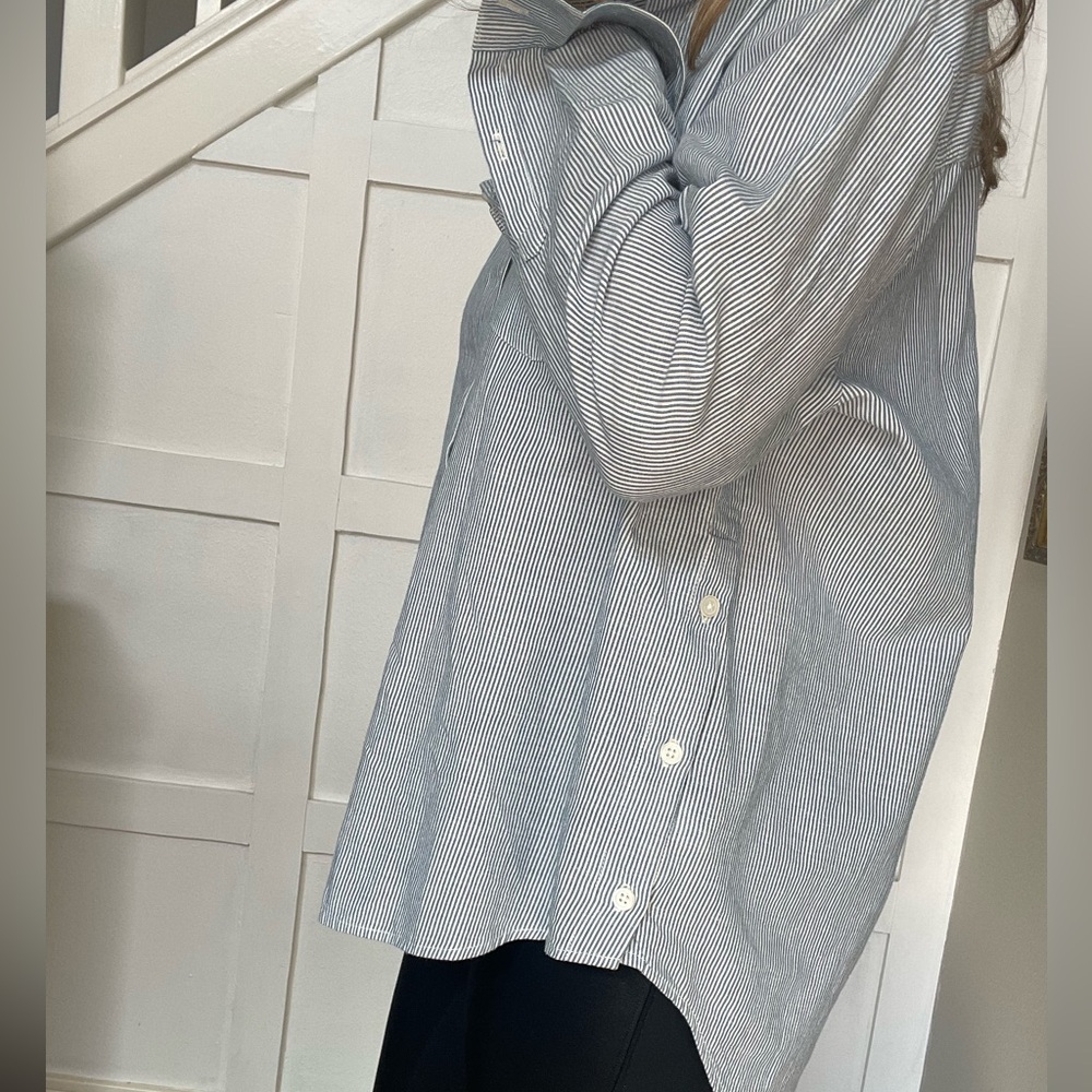 Madewell Large Striped Button Down Shirt